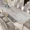 Bàn ăn mặt đá hiện đại